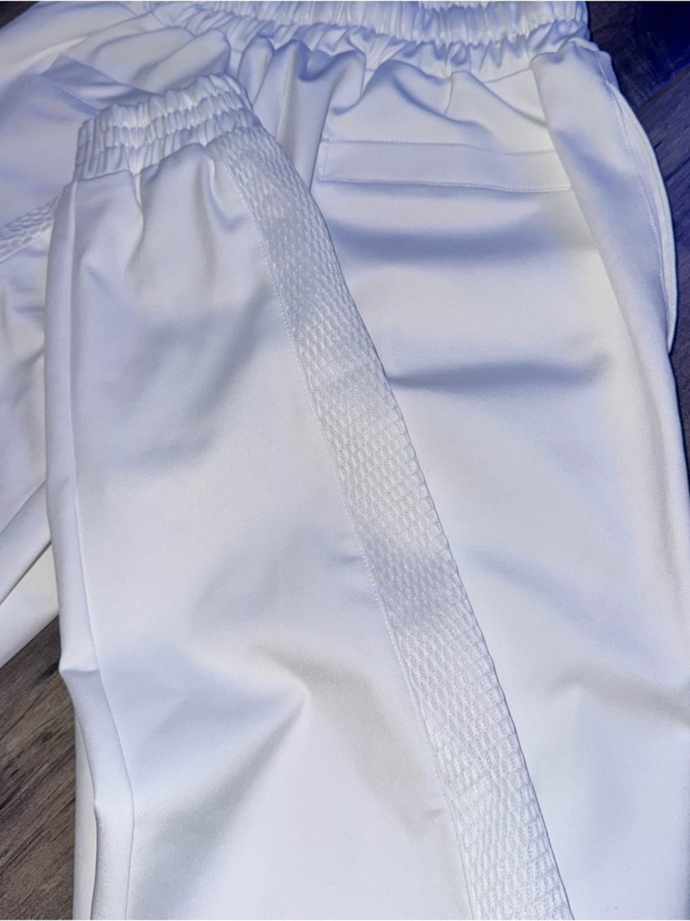 Manière De Voir White Cargo Jogger Pants Size 4 NWOT Luxe Streetwear - Picture 7 of 8